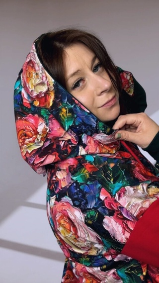 Bluza Dresowa Oversize FLORAL POWER