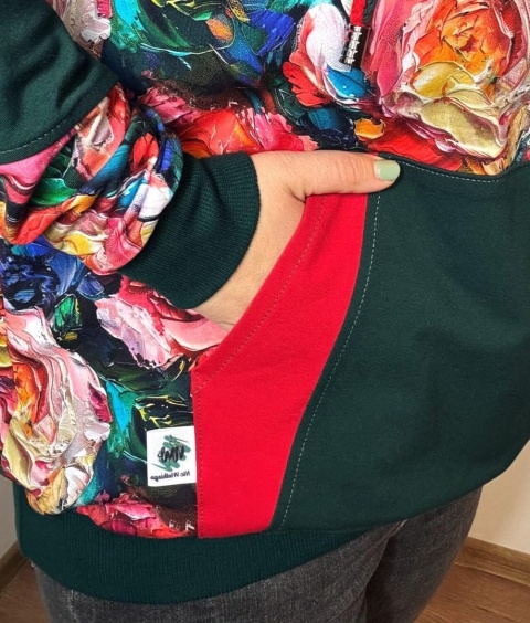 Bluza Dresowa Oversize FLORAL POWER