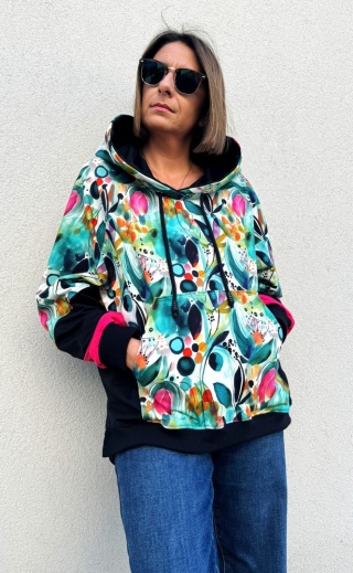 Bluza dresowa oversize PAINTER'S SKY