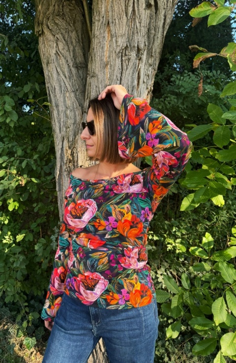 Bluzka bawełniana ESSENCE WATERCOLOUR