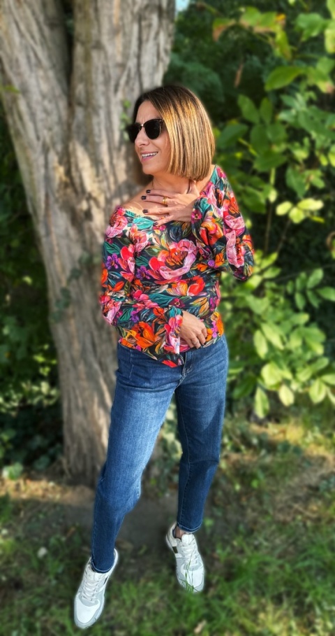 Bluzka bawełniana ESSENCE WATERCOLOUR