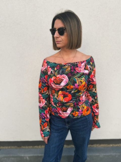 Bluzka bawełniana ESSENCE WATERCOLOUR