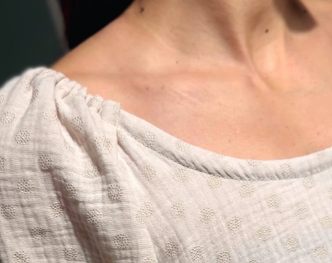 Bluzka muślinowa MIST beige