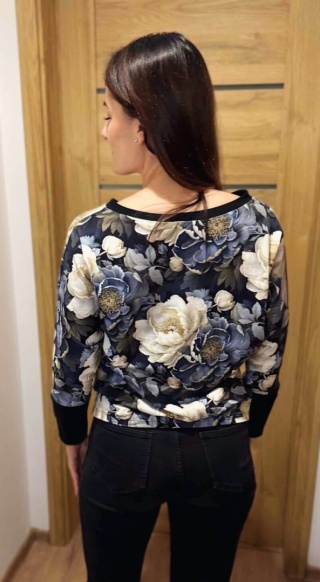 Bluzka bawełniana AURA quiet garden