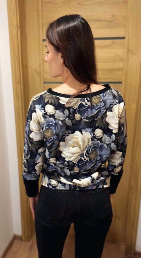 Bluzka bawełniana AURA quiet garden