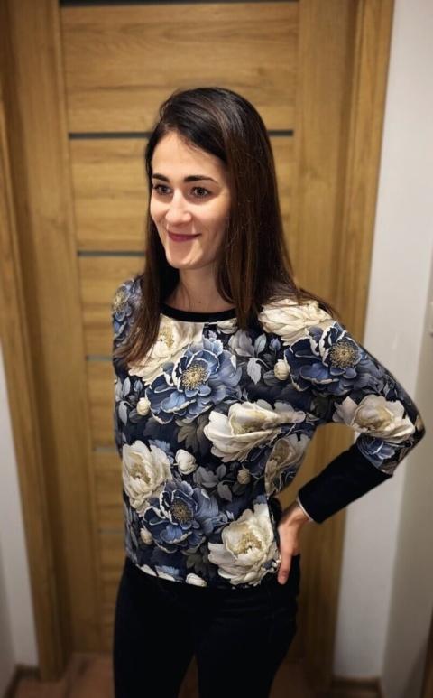 Bluzka bawełniana AURA quiet garden