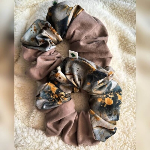 Box Prezentowy - Scrunchie maxi SMOKY Blossom