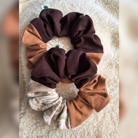 Box Prezentowy - Scrunchie maxi CHOCO