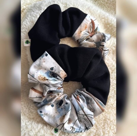 Box Prezentowy - Scrunchie maxi BLACK