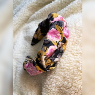 Box Prezentowy - Opaska marszczona Flower ROSE