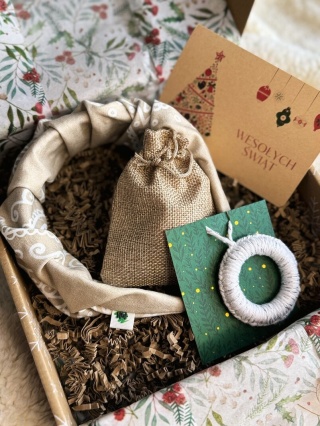 Box Prezentowy - Opaska marszczona LACE