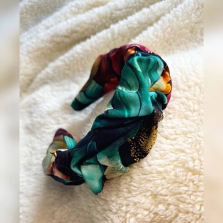 Box Prezentowy - Opaska marszczona Watercolour FLOWER