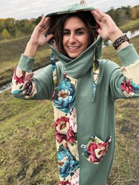 Sukienka bawełniana NOTHING MORE khaki