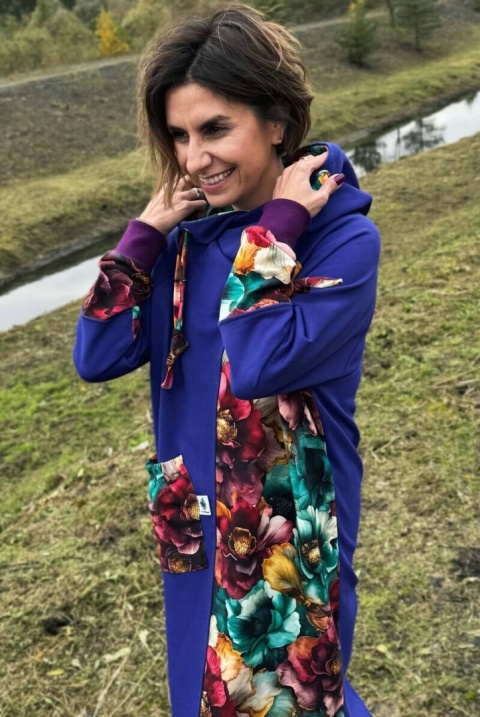 Sukienka bawełniana NOTHING MORE violet