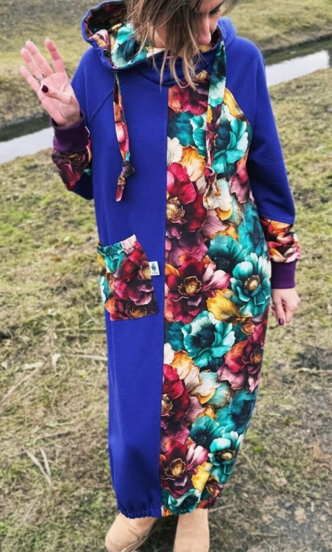 Sukienka bawełniana NOTHING MORE violet