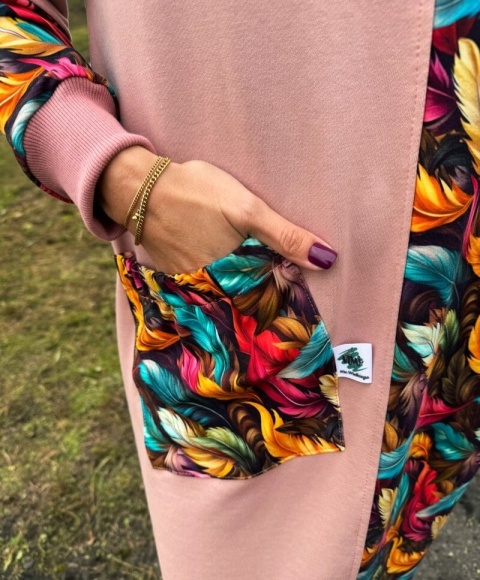 Sukienka bawełniana NOTHING MOORE rose