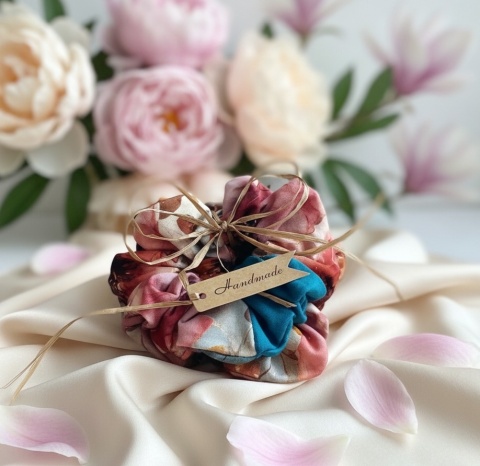 Scrunchie/Frotka MAXI – Bloom – zestaw 2 szt