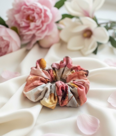 Scrunchie/Frotka MAXI – Bloom – zestaw 2 szt