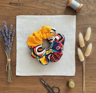 Scrunchie/Frotka MAXI – Colourhead - zestaw 2 szt