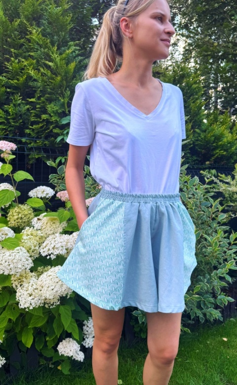 Spodenki lniane Sway RETRO SAGE