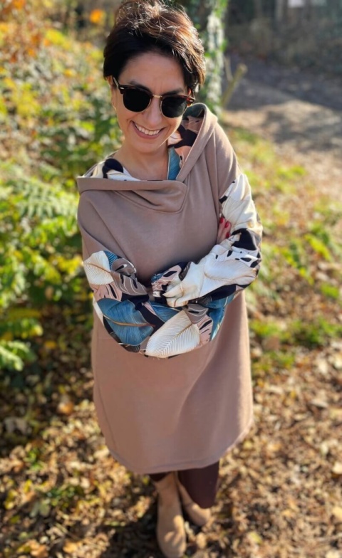 Sukienka bawełniana SOFT WHISPER Beige