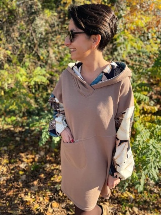 Sukienka bawełniana SOFT WHISPER Beige