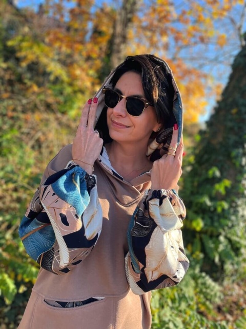 Sukienka bawełniana SOFT WHISPER Beige