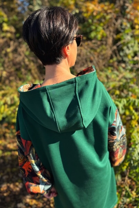 Sukienka bawełniana SOFT WHISPER Bottle Green