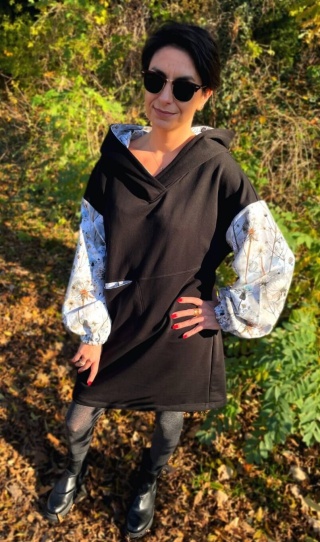 Sukienka bawełniana SOFT WHISPER Black