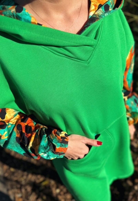 Sukienka bawełniana SOFT WHISPER Green