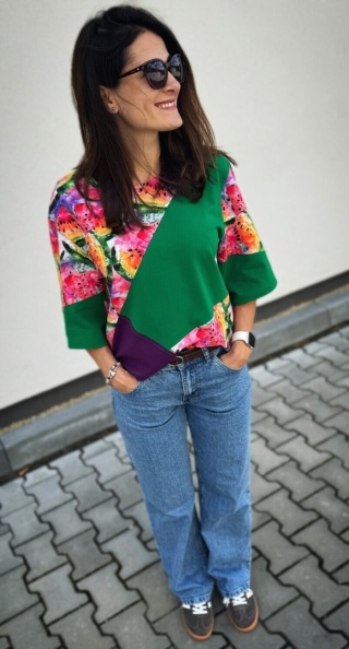 Tshirt bawełniany Ease WATERMELON