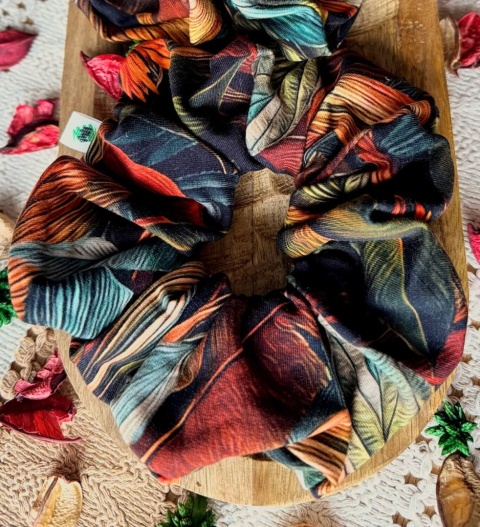 Scrunchie/Frotka XXL Bottle Green - zestaw