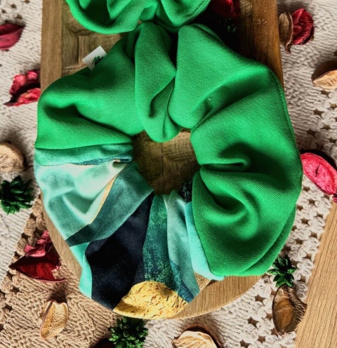 Scrunchie/Frotka XXL Green - zestaw