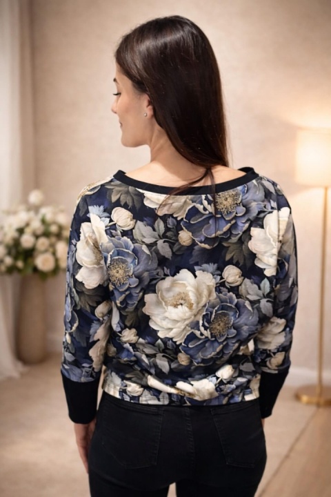 Bluzka bawełniana AURA quiet garden