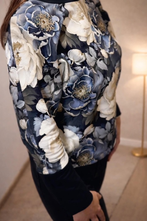 Bluzka bawełniana AURA quiet garden