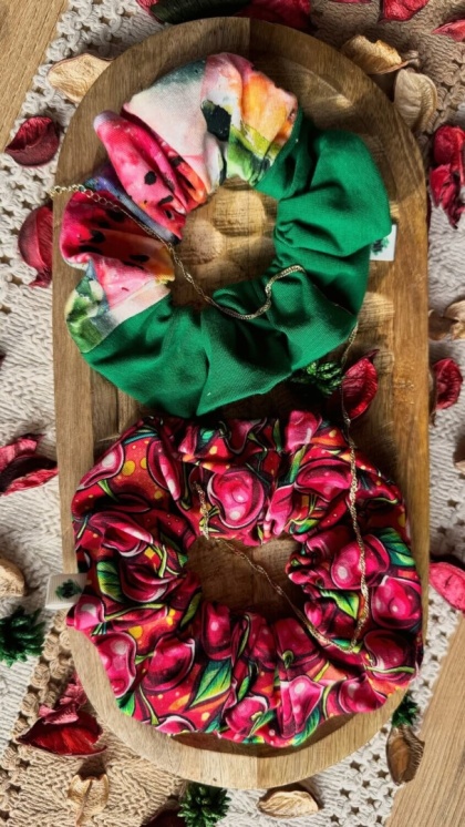 Scrunchie/Frotka MAXI Fruit Mix II