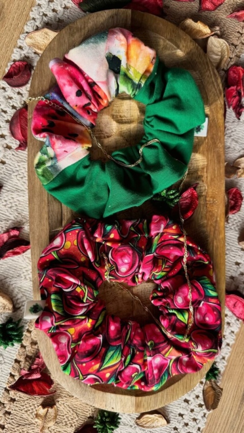 Scrunchie/Frotka MAXI Fruit Mix II