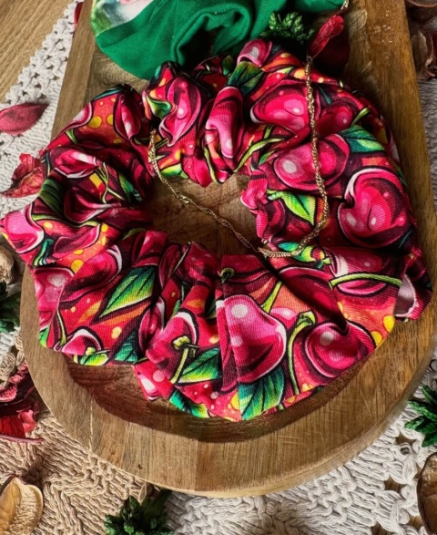 Scrunchie/Frotka MAXI Fruit Mix II