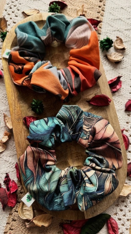 Scrunchie/Frotka MAXI MIX I - zestaw