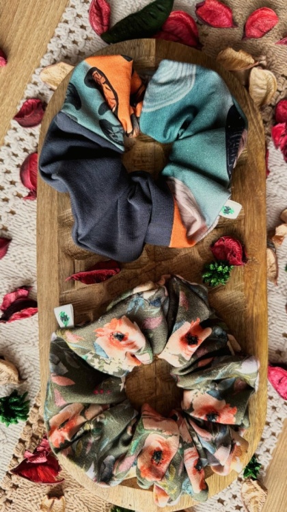 Scrunchie/Frotka MAXI MIX III - zestaw