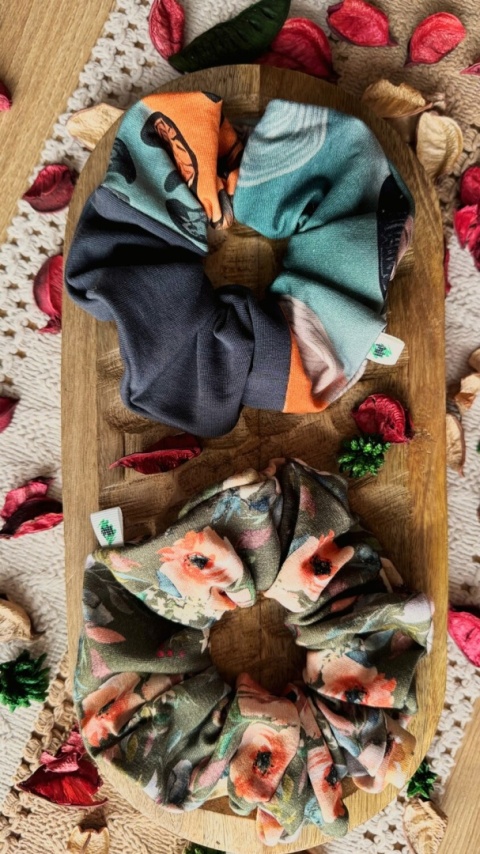 Scrunchie/Frotka MAXI MIX III - zestaw