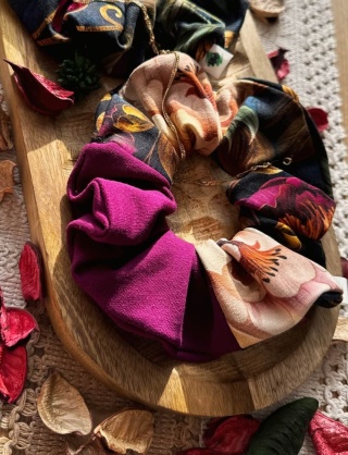 Scrunchie/Frotka MAXI Night Garden - zestaw