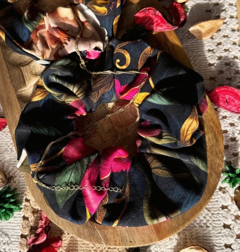 Scrunchie/Frotka MAXI Night Garden - zestaw