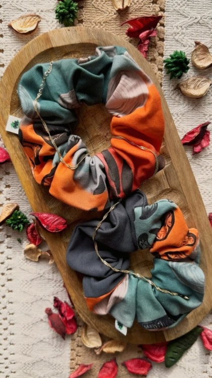 Scrunchie/Frotka MAXI Wild Softness - zestaw