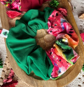 Scrunchie/Frotka MAXI Fruit Mix IV - zestaw