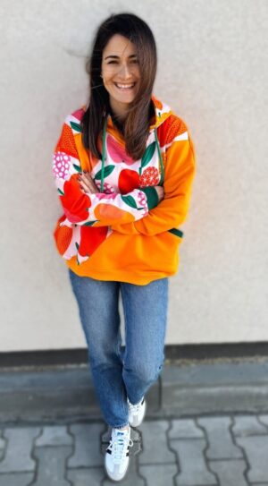Bluza Dresowa Oversize Apple