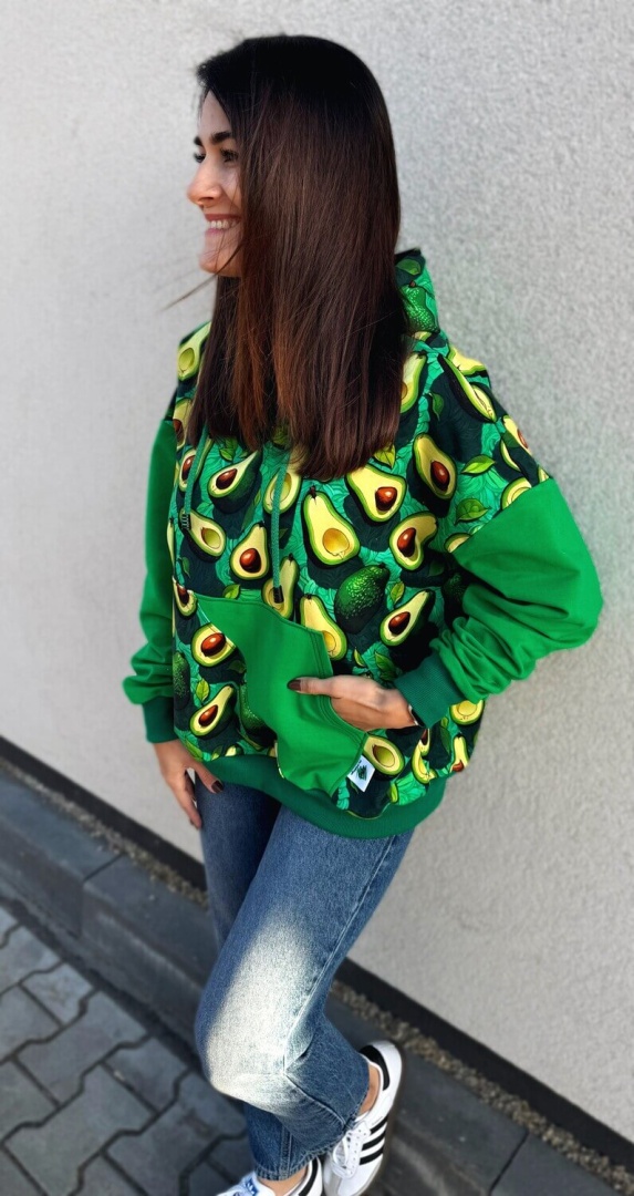 Bluza Dresowa Oversize Avokado - obrazek 2