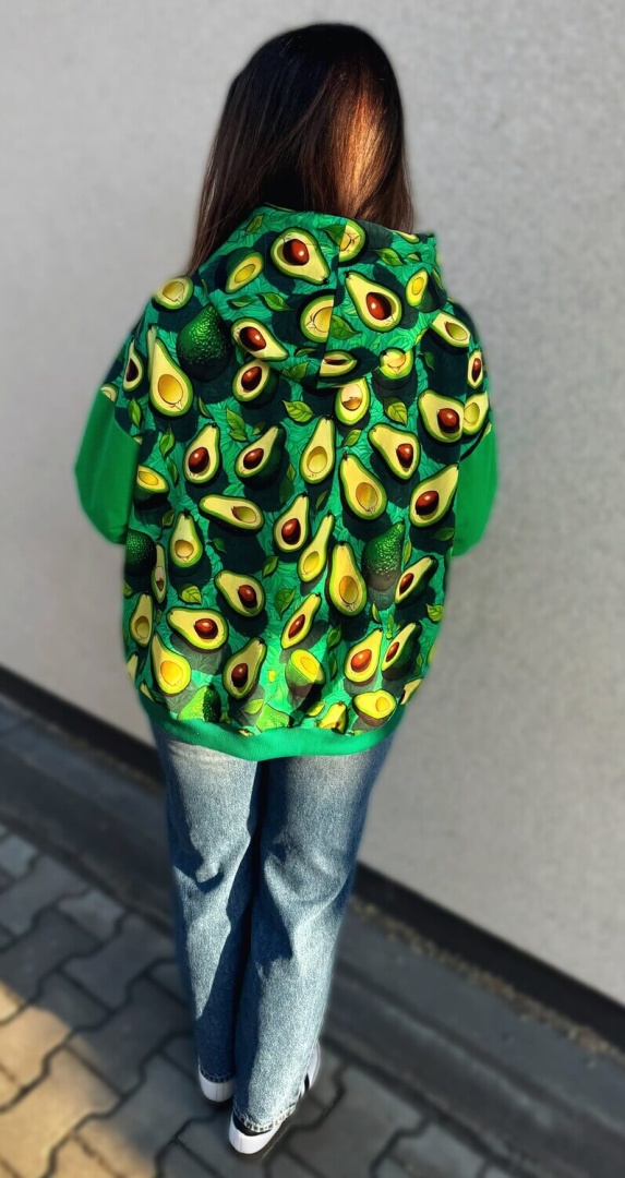 Bluza Dresowa Oversize Avokado - obrazek 4