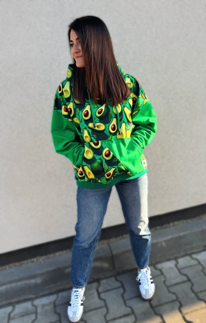 Bluza Dresowa Oversize Avokado - obrazek 5