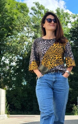T-shirt EASE LEOPARD